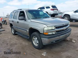 2003 Chevrolet Tahoe LT with VIN 1GNEC13Z63J100509, listed as a IAAI auction lot 42013681 with 1 mi miles. Bid and sale history available at carsss.com. Image 1.