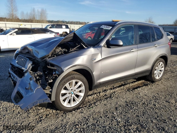 2015 BMW X3 xDrive28d with VIN 5UXWY3C58F0E97689, listed as a Copart auction lot 47426065 with 109,611 mi miles and Salvage Title. Bid and sale history available at carsss.com. Image 1.