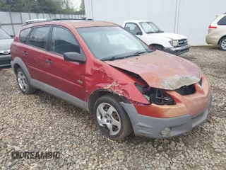 2003 Pontiac Vibe with VIN 5Y2SL62843Z415490, listed as a IAAI auction lot 41868114 with 208,522 mi miles. Bid and sale history available at carsss.com. Image 1.