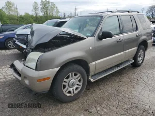 2004 Mercury Mountaineer Convenience with VIN 4M2ZU86K94ZJ49179, listed as a Copart auction lot 50139334 with 0 mi miles and Salvage Title. Bid and sale history available at carsss.com. Image 1.