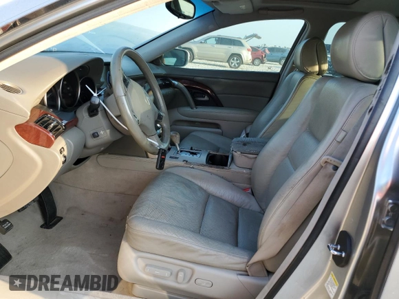 2008 Acura RL with VIN JH4KB16508C000911, listed as a Copart auction lot 68514854 with 147,546 mi miles and Salvage Title. Bid and sale history available at DreamBid. Image 7.