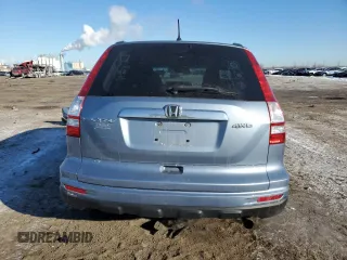 2010 Honda CR-V EX with VIN 3CZRE4H56AG702864, listed as a Copart auction lot 45662735 with 153,042 mi miles and Salvage Title. Bid and sale history available at carsss.com. Image 6.