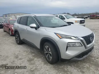 2022 Nissan Rogue SV with VIN 5N1BT3BB1NC698197, listed as a Copart auction lot 50084635 with 59,615 mi miles and Salvage Title. Bid and sale history available at carsss.com. Image 4.