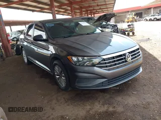 2019 Volkswagen Jetta S with VIN 3VWN57BU1KM162927, listed as a IAAI auction lot 42438754 with 126,381 mi miles and . Bid and sale history available at DreamBid. Image 1.