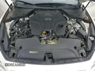 2020 Infiniti Q50 Luxe with VIN JN1EV7AP3LM203721, listed as a Copart auction lot 59380005 with 104,217 mi miles and Salvage title. Bid and sale history available at DreamBid. Image 11.