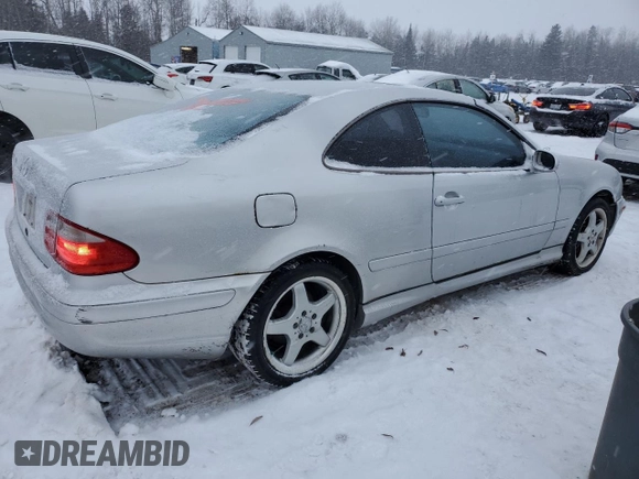 2002 Mercedes-Benz CLK 320/430 with VIN WDBLJ70G02T102690, listed as a Copart auction lot 78041304 with 235,235 mi miles and Salvage Title. Bid and sale history available at DreamBid. Image 3.
