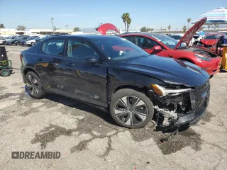 2023 Polestar 2 with VIN YSMEG3KA0PL161499, listed as a Copart auction lot 52805095 with 35,150 mi miles and Salvage Title. Bid and sale history available at carsss.com. Image 4.