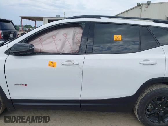 2022 GMC Terrain AT4 with VIN 3GKALYEV4NL250578, listed as a IAAI auction lot 42218524 with 24,680 mi miles and . Bid and sale history available at DreamBid. Image 14.