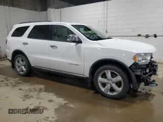 2013 Dodge Durango Citadel with VIN 1C4RDJEG2DC518008, listed as a Copart auction lot 61790705 with 165,042 mi miles and Salvage title. Bid and sale history available at DreamBid. Image 4.