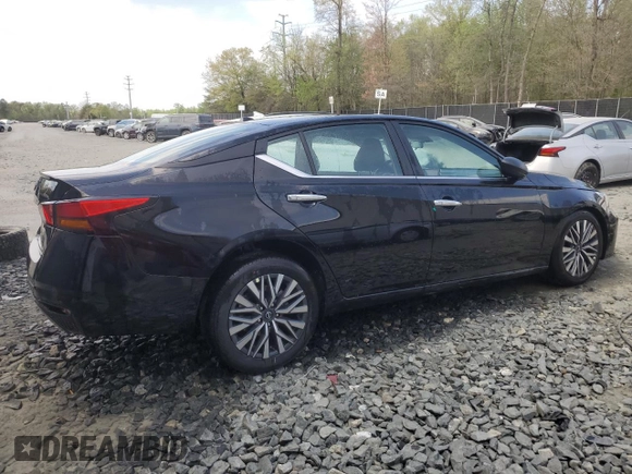 2025 Nissan Altima SV with VIN 1N4BL4DV9SN369349, listed as a Copart auction lot 53824945 with 291 mi miles and Clean Title. Bid and sale history available at DreamBid. Image 3.