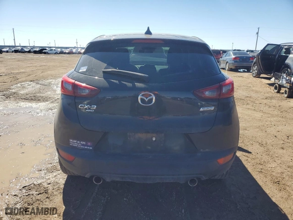 2017 Mazda CX-3 Grand Touring with VIN JM1DKFD77H0156571, listed as a Copart auction lot 47561835 with 72,528 mi miles and Salvage Title. Bid and sale history available at carsss.com. Image 6.