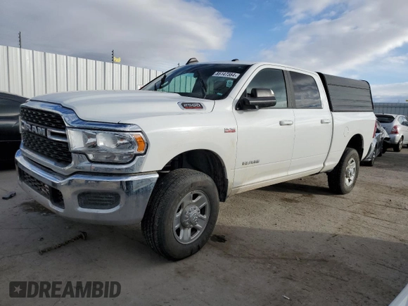 2022 Ram 2500 Big Horn with VIN 3C6UR5DJ3NG179989, listed as a Copart auction lot 85147384 with 28,453 mi miles and Non Repairable. Bid and sale history available at carsss.com. Image 1.