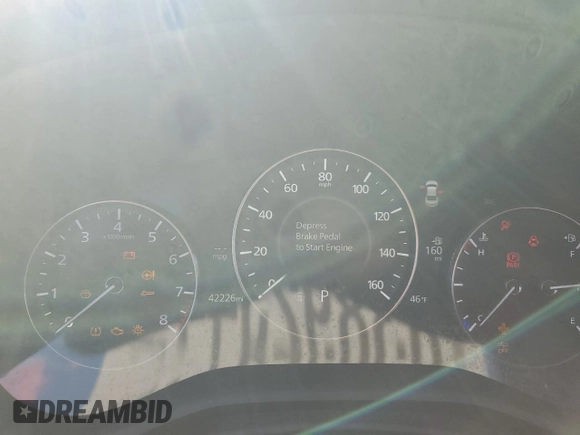 2022 Mazda 3 S with VIN 3MZBPAAL8NM300034, listed as a Copart auction lot 83892344 with 42,226 mi miles and Salvage title. Bid and sale history available at DreamBid. Image 9.