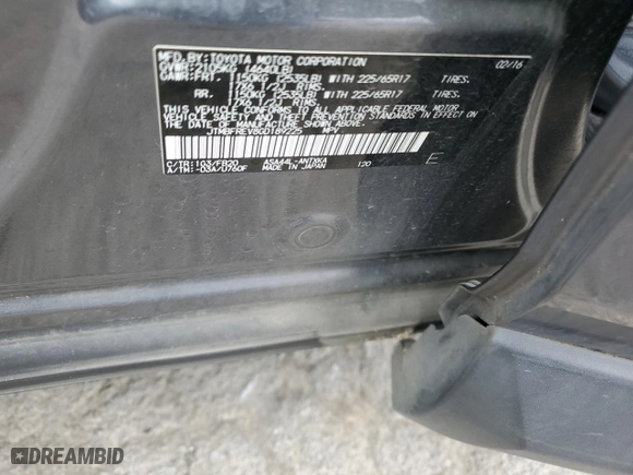 2016 Toyota RAV4 LE with VIN JTMBFREV8GD189225, listed as a Copart auction lot 49846545 with 159,331 mi miles and Salvage Title. Bid and sale history available at carsss.com. Image 13.