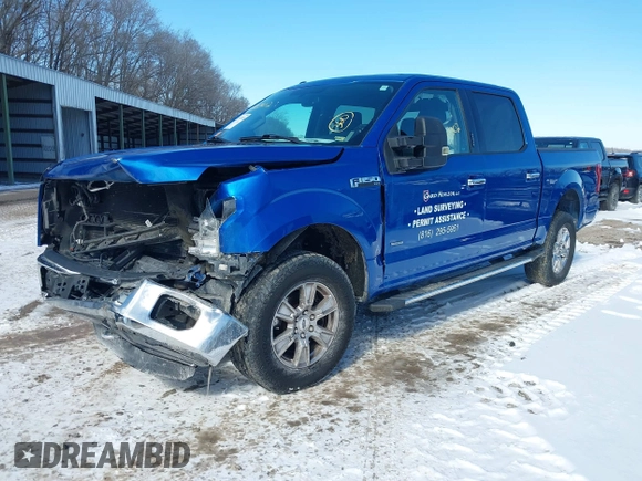 2015 Ford F-150 XLT with VIN 1FTEW1EG1FFA87638, listed as a IAAI auction lot 41597302 with 143,400 mi miles. Bid and sale history available at carsss.com. Image 18.