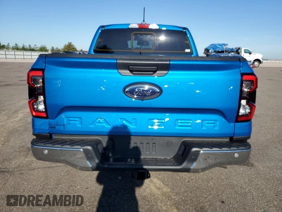 2024 Ford Ranger XLT with VIN 1FTER4HH4RLE42613, listed as a Copart auction lot 72240304 with 46 mi miles and Salvage Title. Bid and sale history available at carsss.com. Image 6.