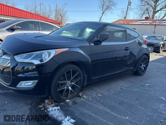 2014 Hyundai Veloster with VIN KMHTC6AD7EU184728, listed as a Copart auction lot 88989725 with 95,191 mi miles and Clean Title. Bid and sale history available at carsss.com. Image 2.