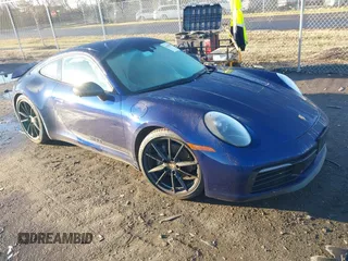 2024 Porsche 911 Carrera with VIN WP0AA2A94RS210144, listed as a IAAI auction lot 41196683 with 13,249 mi miles. Bid and sale history available at carsss.com. Image 1.