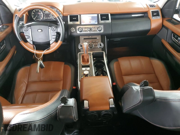 2011 Land Rover Range Rover Sport SC with VIN SALSP2E48BA702441, listed as a Copart auction lot 54228585 with 158,124 mi miles and Salvage Title. Bid and sale history available at carsss.com. Image 8.