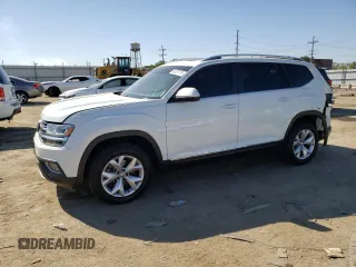 2018 Volkswagen Atlas 3.6L V6 SEL with VIN 1V2MR2CA1JC554931, listed as a Copart auction lot 74221374 with 71,980 mi miles and Salvage Title. Bid and sale history available at carsss.com. Image 1.