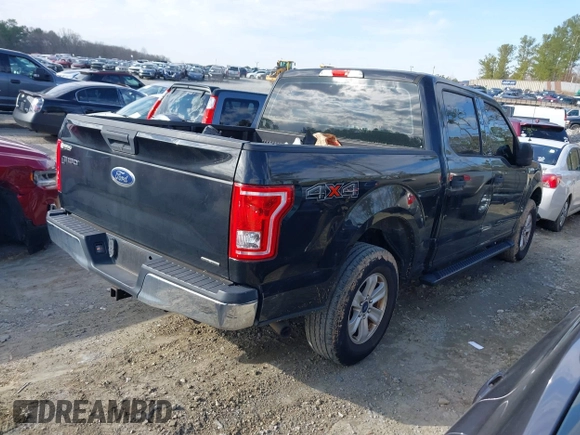 2015 Ford F-150 XLT with VIN 1FTEW1E84FFB18132, listed as a IAAI auction lot 41565110 with 101,397 mi miles. Bid and sale history available at carsss.com. Image 4.