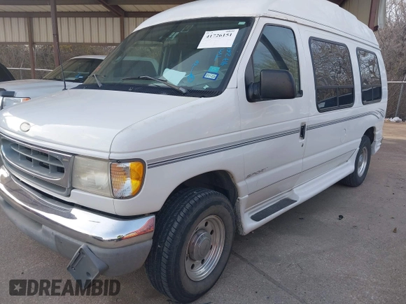 2001 Ford Econoline Cargo Recreational with VIN 1FDPE24L41HA06351, listed as a IAAI auction lot 41726151 with 241,679 mi miles and . Bid and sale history available at DreamBid. Image 2.