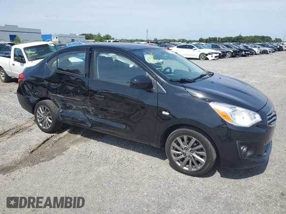 2018 Mitsubishi Mirage ES z VIN ML32F3FJ5JHF13696, wystawiony jako Copart lot #54681104 z przebiegiem 125 790 mil mil oraz Szkoda całkowita • Salvage title. Historia ofert i sprzedaży dostępna na DreamBid. Obrazek 4.