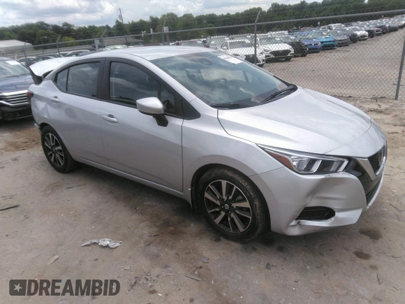 2022 Nissan Versa SV with VIN 3N1CN8EV2NL821003, listed as a IAAI auction lot 42468533 with 32,460 mi miles and . Bid and sale history available at DreamBid. Image 1.