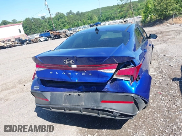 2024 Hyundai Elantra SEL with VIN KMHLM4DG9RU751809, listed as a IAAI auction lot 42146662 with 8,942 mi miles and . Bid and sale history available at DreamBid. Image 16.