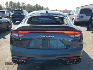2023 Kia Stinger GT2 with VIN KNAE55LC3P6122804, listed as a Copart auction lot 48933335 with 17,495 mi miles and Salvage Title. Bid and sale history available at DreamBid. Image 6.