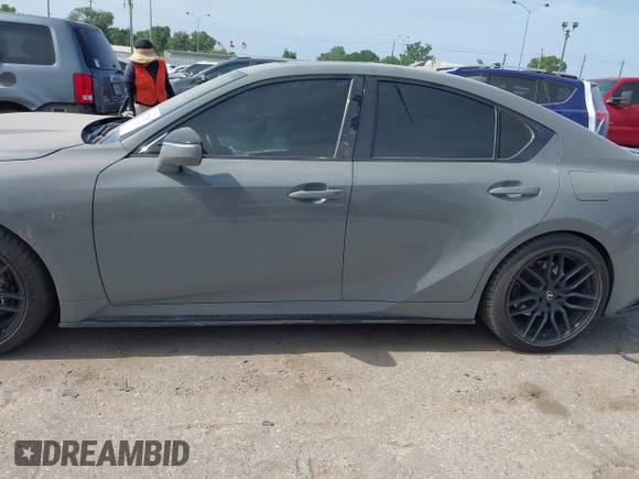 2022 Lexus IS 500 F Sport Performance Launch Edition with VIN JTHUP1D24N5001370, listed as a IAAI auction lot 42277265 with 42,120 mi miles and . Bid and sale history available at DreamBid. Image 14.