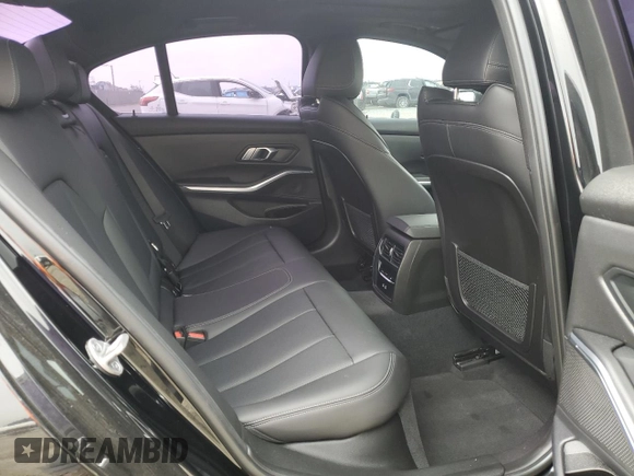 2022 BMW 3 Series 330i with VIN 3MW5R1J06N8C45380, listed as a Copart auction lot 50214105 with 49,995 mi miles and Salvage Title. Bid and sale history available at carsss.com. Image 10.