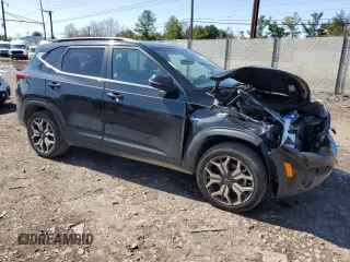 2021 Kia Seltos S with VIN KNDEUCA25M7096104, listed as a Copart auction lot 51390905 with 46,774 mi miles and Salvage Title. Bid and sale history available at carsss.com. Image 4.