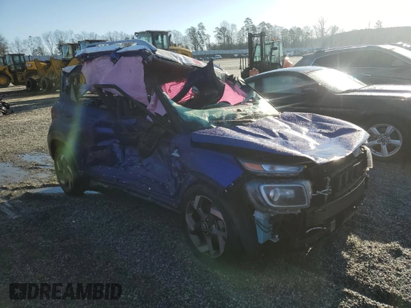 2023 Hyundai Venue Limited with VIN KMHRC8A32PU245659, listed as a Copart auction lot 48471975 with Not Provided miles and Salvage Title. Bid and sale history available at DreamBid. Image 4.
