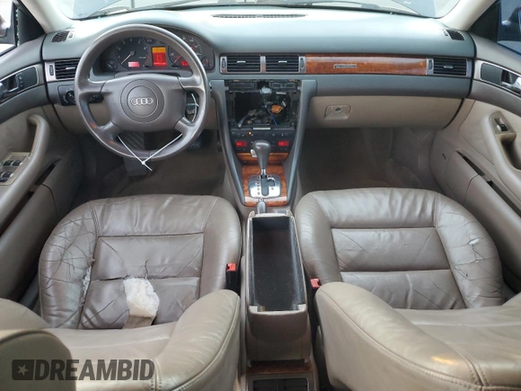 2001 Audi A6 with VIN WAULH54BX1N156367, listed as a Copart auction lot 88305425 with 217,173 mi miles and Salvage Title. Bid and sale history available at carsss.com. Image 8.
