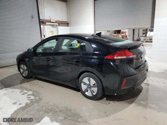 2017 Hyundai Ioniq Hybrid Blue with VIN KMHC65LC9HU024117, listed as a Copart auction lot 46491365 with NaN miles and Clean Title. Bid and sale history available at carsss.com. Image 2.