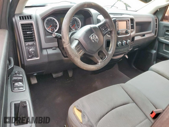 2014 Ram 1500 Express with VIN 1C6RR6FT1ES154639, listed as a Copart auction lot 61085035 with Not provided miles and Salvage title. Bid and sale history available at DreamBid. Image 8.