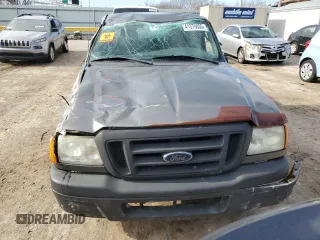 2005 Ford Ranger XLT with VIN 1FTYR44U55PA95540, listed as a Copart auction lot 41376055 with 156,734 mi miles and Salvage title. Bid and sale history available at DreamBid. Image 5.