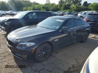 2013 BMW 5 Series 528i xDrive with VIN WBAXH5C57DDW14647, listed as a Copart auction lot 62953695 with 169,448 mi miles and Non repairable. Bid and sale history available at DreamBid. Image 1.