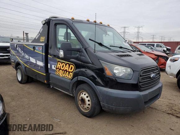 2015 Ford Transit with VIN 1FDBF6ZM5FKA33195, listed as a Copart auction lot 44273595 with 202,742 mi miles and Clean Title. Bid and sale history available at DreamBid. Image 4.