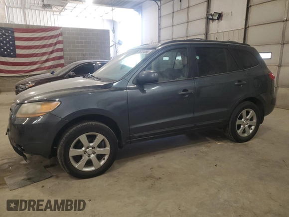 2009 Hyundai Santa Fe SE with VIN 5NMSH73E69H235016, listed as a Copart auction lot 56721295 with 180,214 mi miles and Salvage title. Bid and sale history available at DreamBid. Image 1.