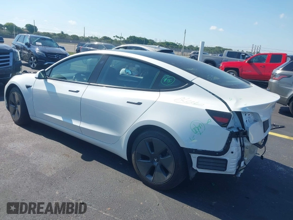 2023 Tesla Model 3 with VIN 5YJ3E1EA0PF548498, listed as a IAAI auction lot 42334326 with 17,674 mi miles and . Bid and sale history available at DreamBid. Image 3.