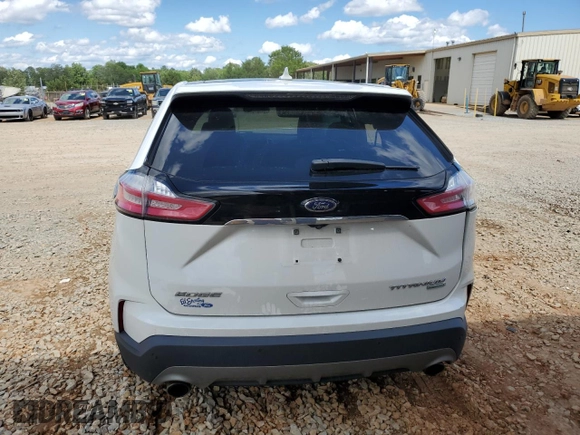 2020 Ford Edge Titanium with VIN 2FMPK3K93LBA53778, listed as a Copart auction lot 59059085 with 121,277 mi miles and Salvage title. Bid and sale history available at DreamBid. Image 6.