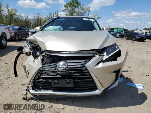 2016 Lexus RX 350 F Sport with VIN 2T2BZMCA3GC022760, listed as a Copart auction lot 53200285 with 83,899 mi miles and Salvage Title. Bid and sale history available at carsss.com. Image 5.