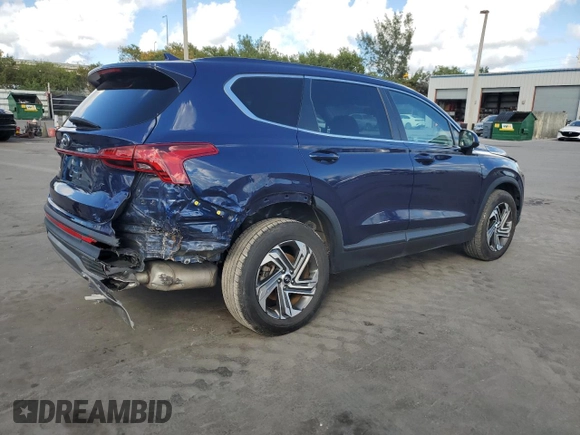 2021 Hyundai Santa Fe SE with VIN 5NMS14AJ0MH339397, listed as a Copart auction lot 45159555 with 88,929 mi miles and Salvage Title. Bid and sale history available at carsss.com. Image 3.