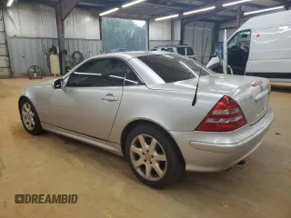 2003 Mercedes-Benz SLK-Class 2.3L with VIN WDBKK49F83F293647, listed as a Copart auction lot 51088045 with 199,456 mi miles and Salvage Title. Bid and sale history available at carsss.com. Image 2.