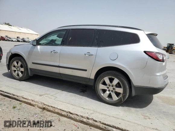 2016 Chevrolet Traverse LS z VIN 1GNKRFKD2GJ254435, wystawiony jako Copart lot #49959665 z przebiegiem 113 238 mil mil oraz Szkoda całkowita • Salvage title. Historia ofert i sprzedaży dostępna na DreamBid. Obrazek 2.