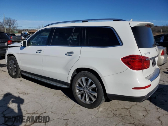2016 Mercedes-Benz GL with VIN 4JGDF6EE9GA699426, listed as a Copart auction lot 88930815 with 34,516 mi miles and Salvage Title. Bid and sale history available at carsss.com. Image 2.