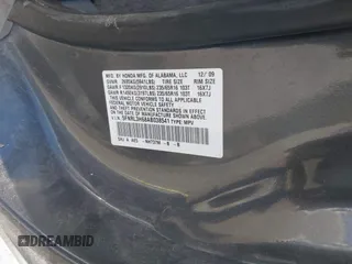 2010 Honda Odyssey EX-L with VIN 5FNRL3H68AB038541, listed as a IAAI auction lot 41813473 with 206,914 mi miles. Bid and sale history available at carsss.com. Image 9.
