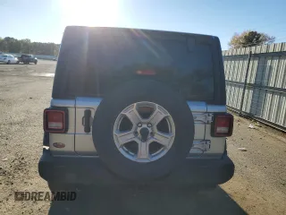 2022 Jeep Wrangler Unlimited Sport S with VIN 1C4HJXDG5NW239967, listed as a Copart auction lot 82288754 with 65,568 mi miles and Salvage Title. Bid and sale history available at carsss.com. Image 6.